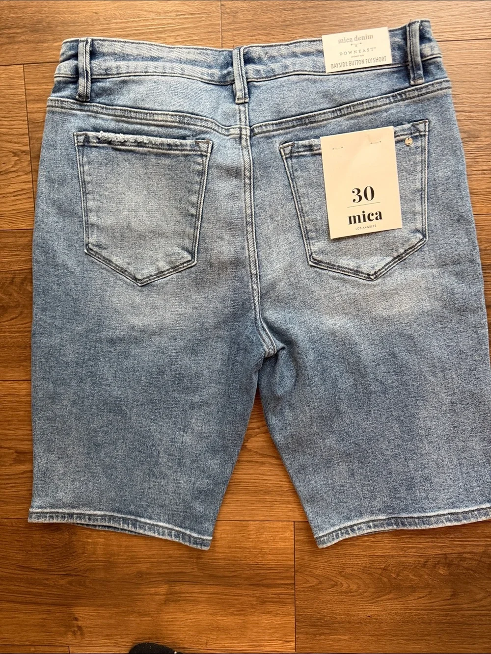 Mica Light Wash Denim Jean Shorts for Women